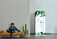 POP, Promotion, Eingang, Halle, Leitsystem, Orientierung, Rendering, Stele, Wegweiser